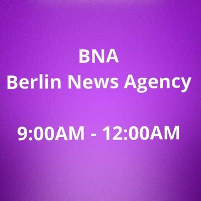 berlin news agency|Our first experience at BNA : r/BerlinNewAgencyABS